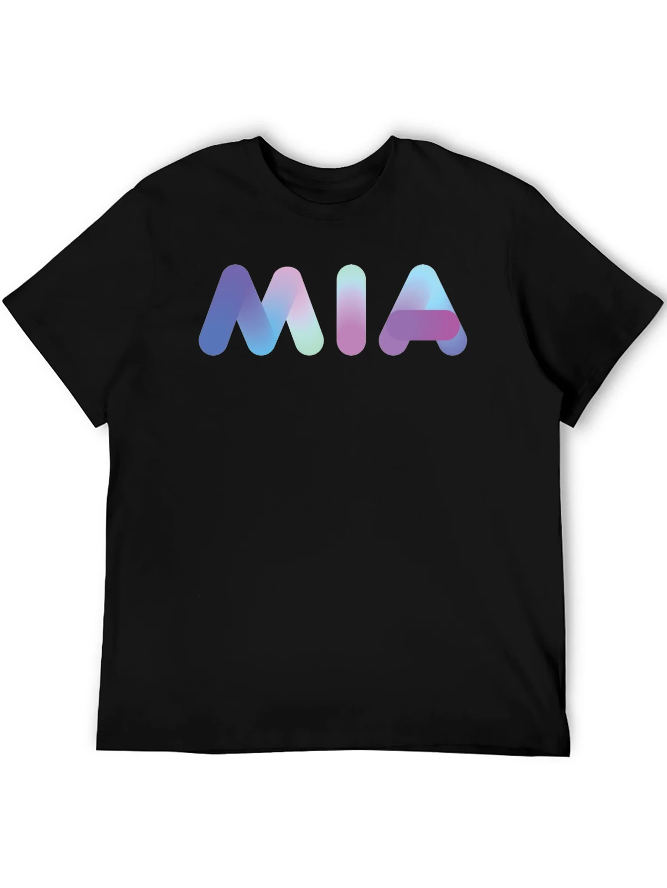 MIA Gradient Graphic Black T-Shirt