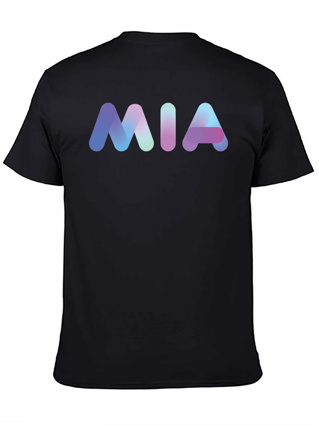 MIA Gradient Graphic Black T-Shirt