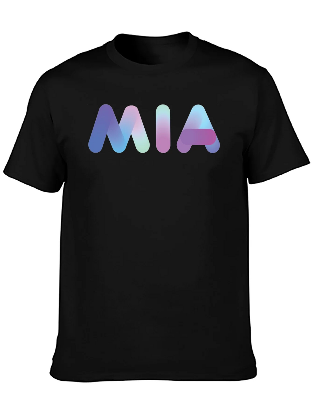 MIA Gradient Graphic Black T-Shirt
