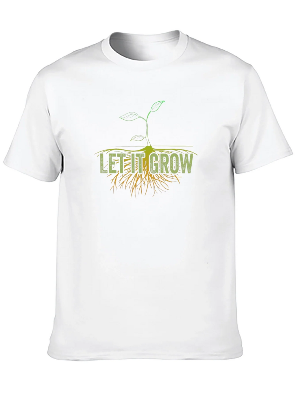 Let It Grow Graphic T-Shirt - Black Cotton Tee