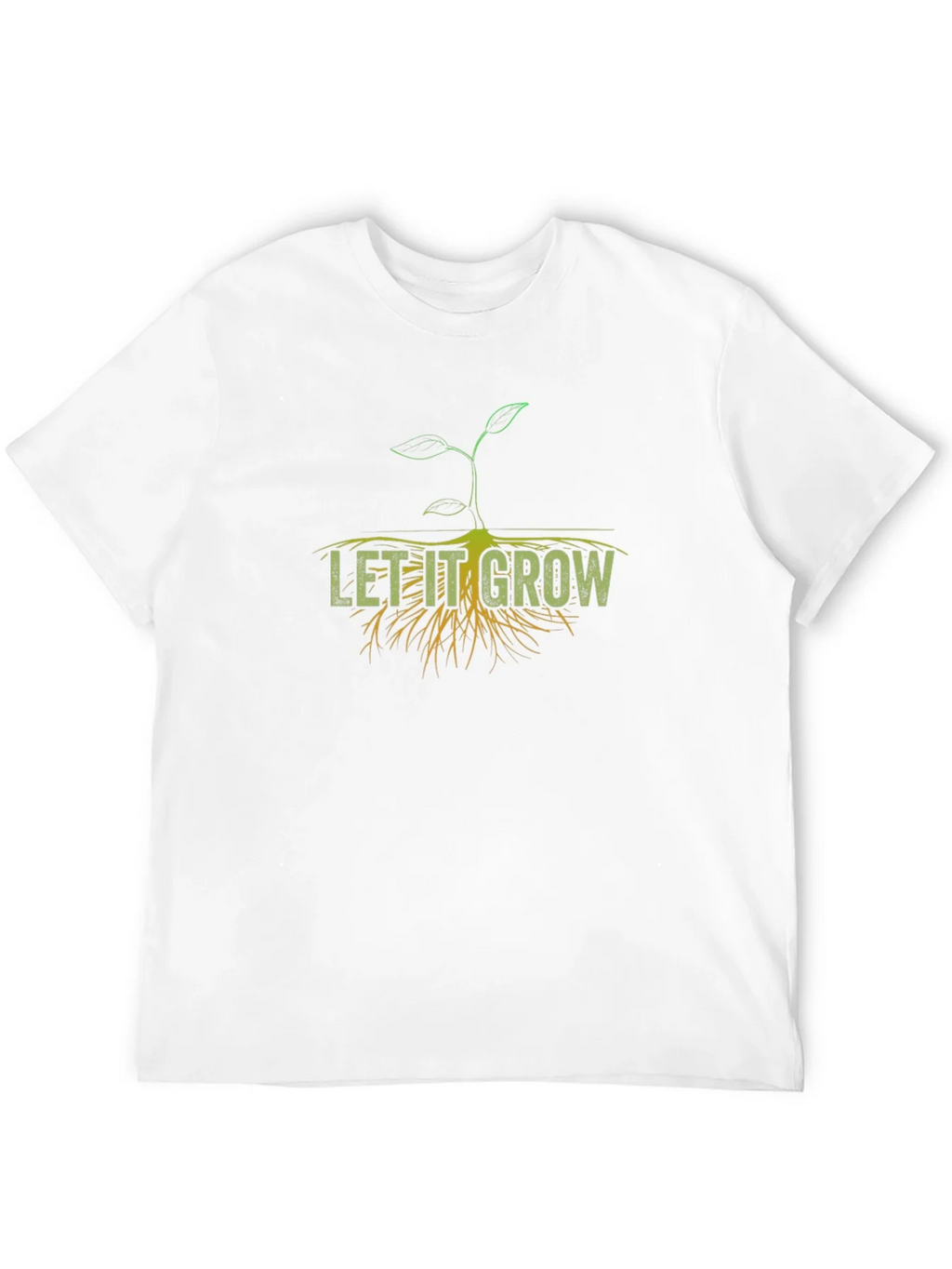 Let It Grow Graphic T-Shirt - Black Cotton Tee