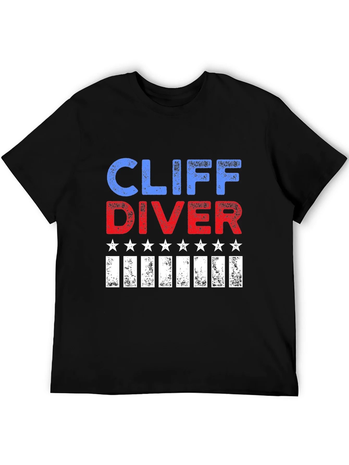 Cliff Diver Patriotic T-Shirt