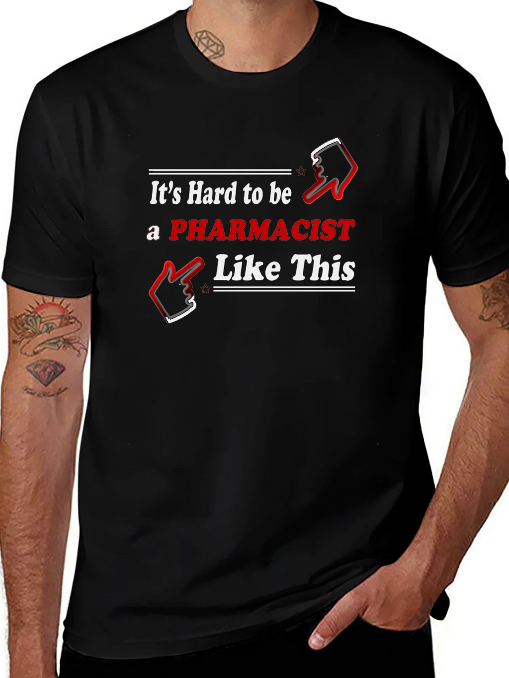 Pharmacist T-Shirt - Hard To Be Like This