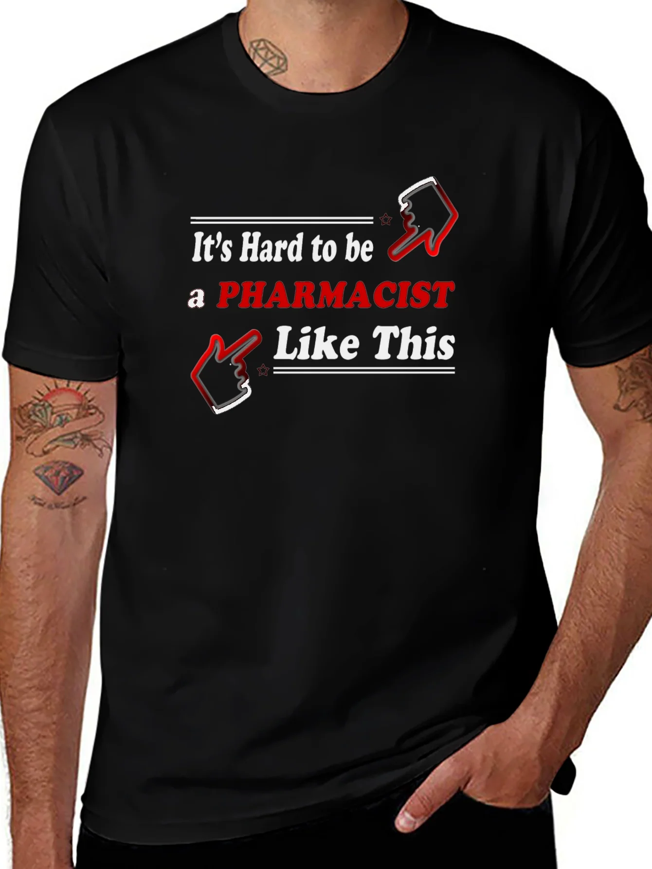 Pharmacist T-Shirt - Hard To Be Like This