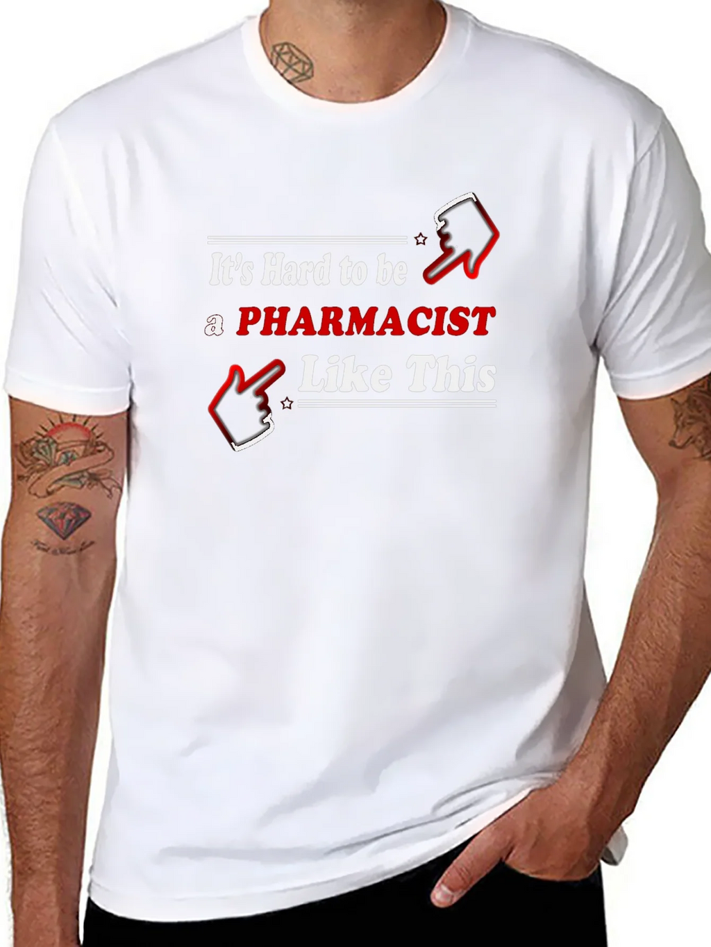 Pharmacist T-Shirt - Hard To Be Like This