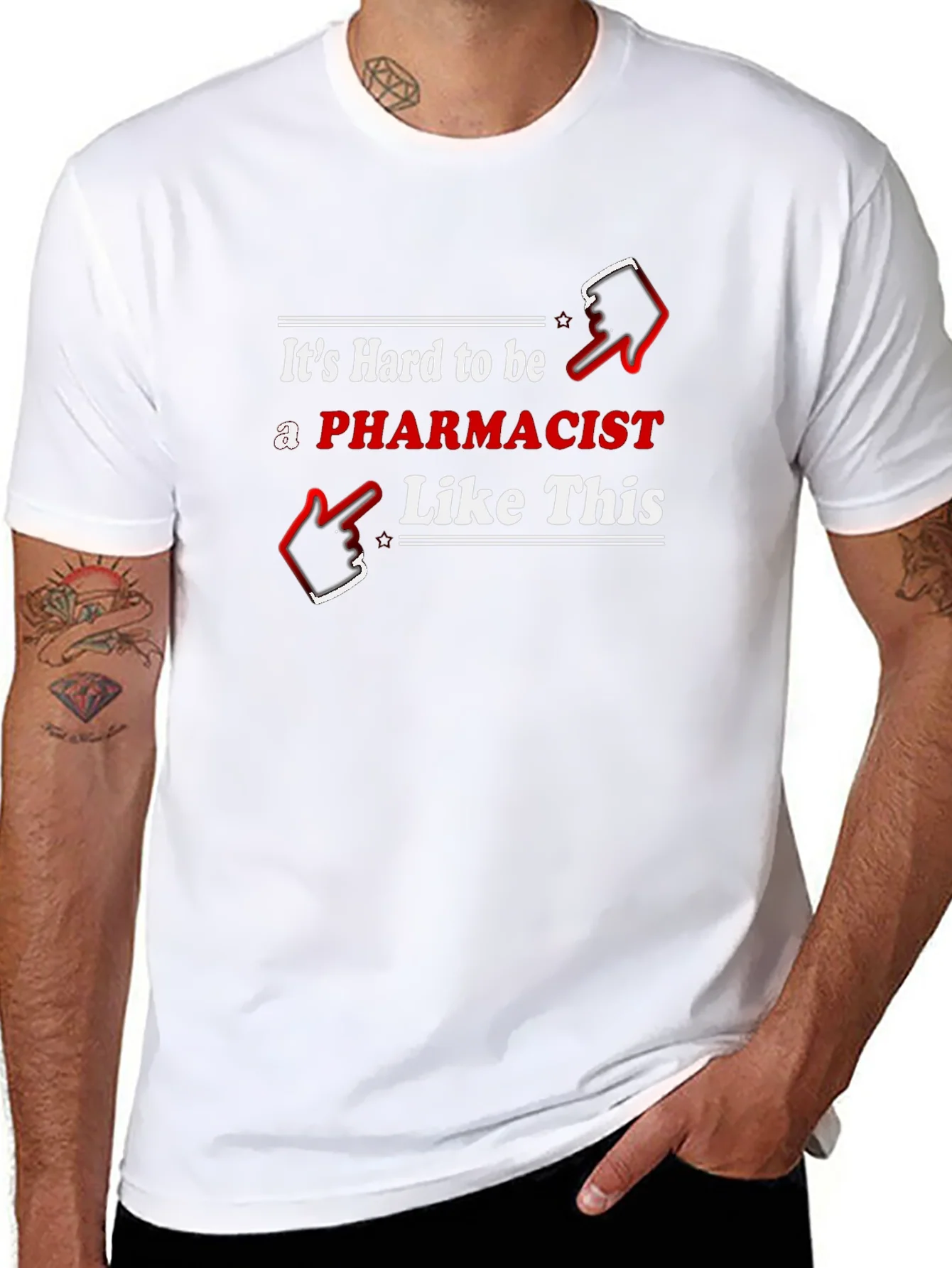 Pharmacist T-Shirt - Hard To Be Like This